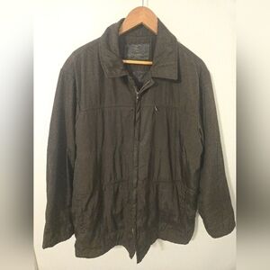 Vintage Pierre Balmain Paris Dark Brown Jacket Mens Large